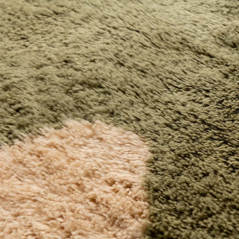 Tapis Mrirt Guercif beige et vert, vue 3 sur 7