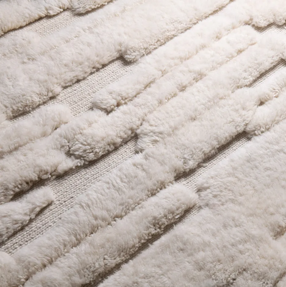 Tapis Mrirt Illi crème, vue 4 sur 7