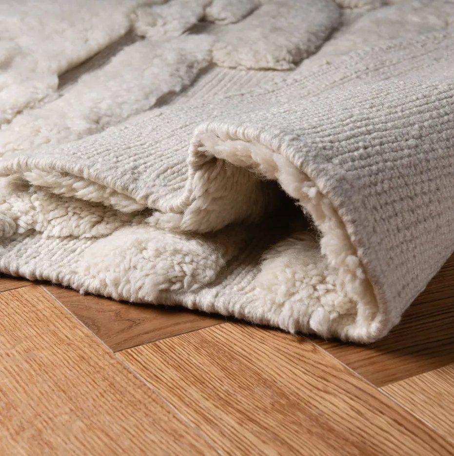 Tapis Mrirt Illi crème, vue 5 sur 7