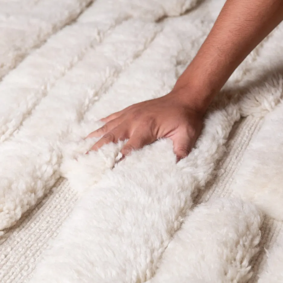 Tapis Mrirt Illi crème, vue 6 sur 7