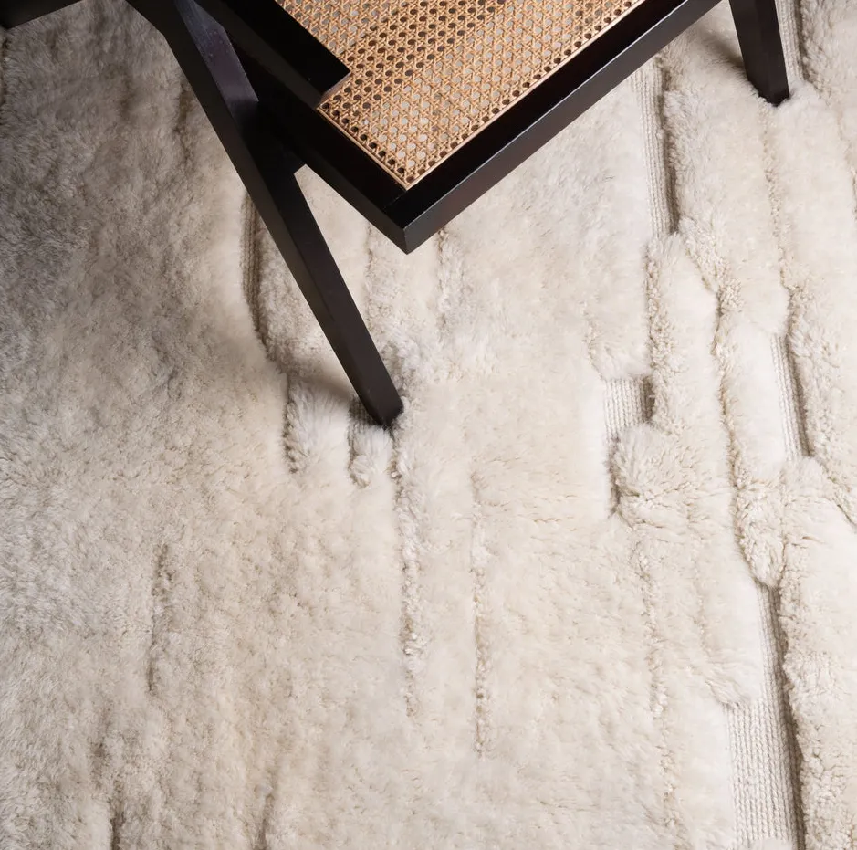 Tapis Mrirt Illi crème, vue 7 sur 7