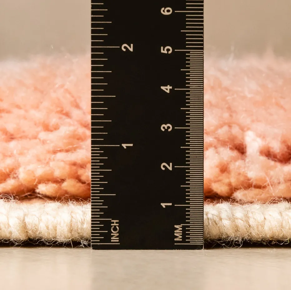 Tapis Mrirt Itzer rose, vue 5 sur 6