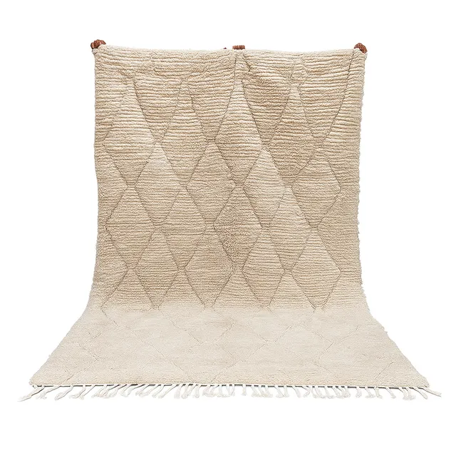 Tapis Mrirt Izza crème à losanges — tapis mrirt
