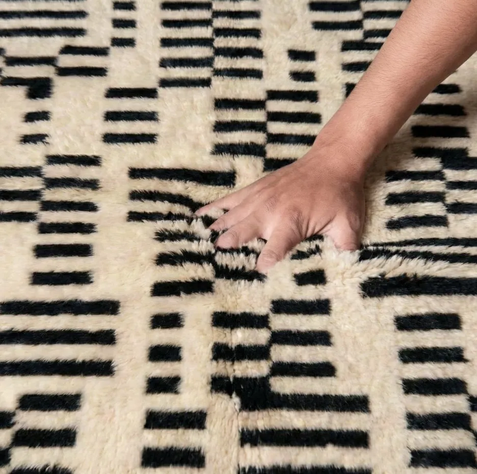 Tapis Mrirt Larache à lignes, vue 7 sur 7