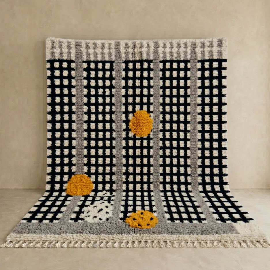 Tapis Mrirt Ouiouane — tapis mrirt tissé à la main