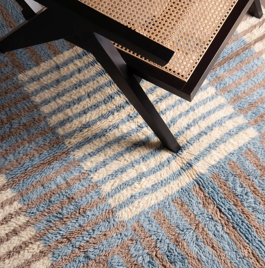 Tapis Mrirt Skoura à damier, vue 5 sur 6