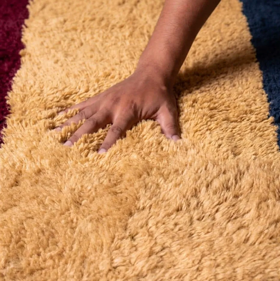 Tapis Mrirt Tafraout à rayures, vue 3 sur 7