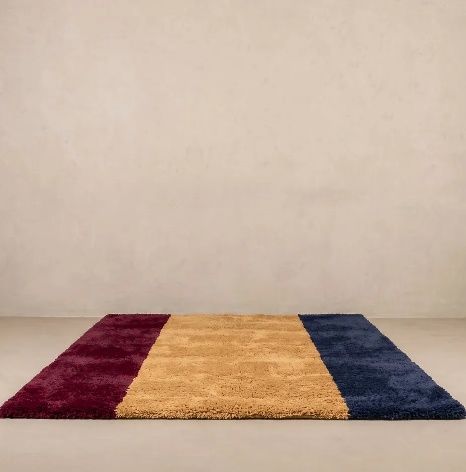 Tapis Mrirt Tafraout à rayures, vue 6 sur 7