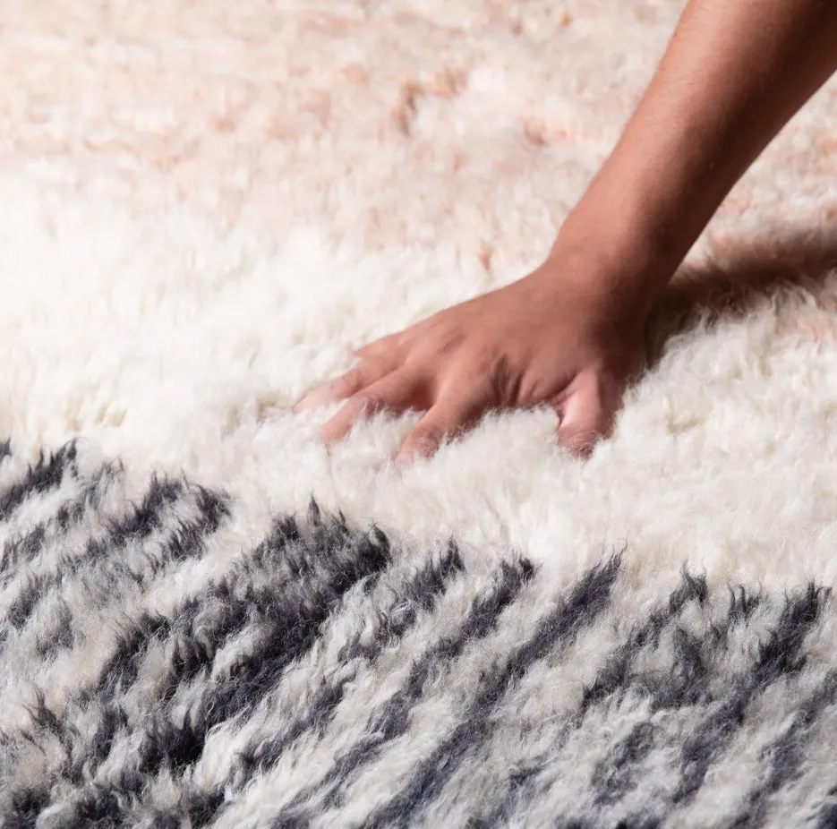 Tapis Mrirt Tala rose, vue 5 sur 7