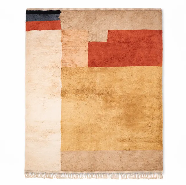 Tapis Mrirt Taliouine au dessin abstrait — tapis mrirt