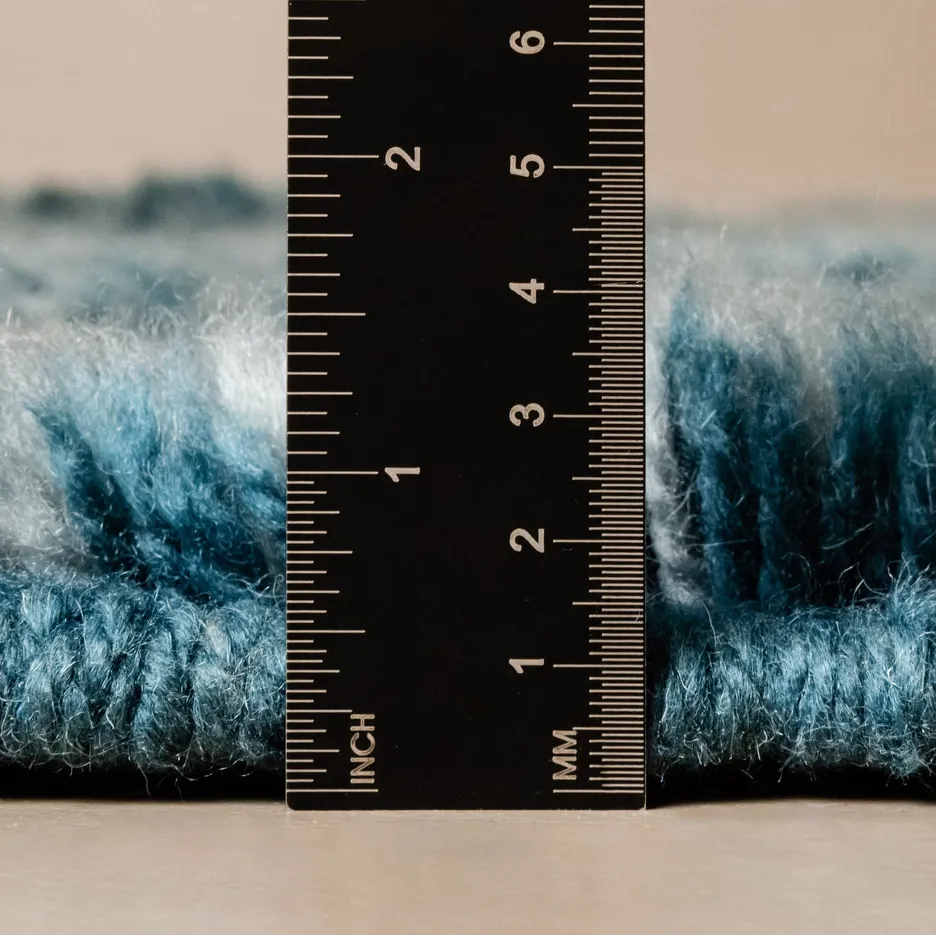 Tapis Mrirt Timahdite bleu, vue 7 sur 7