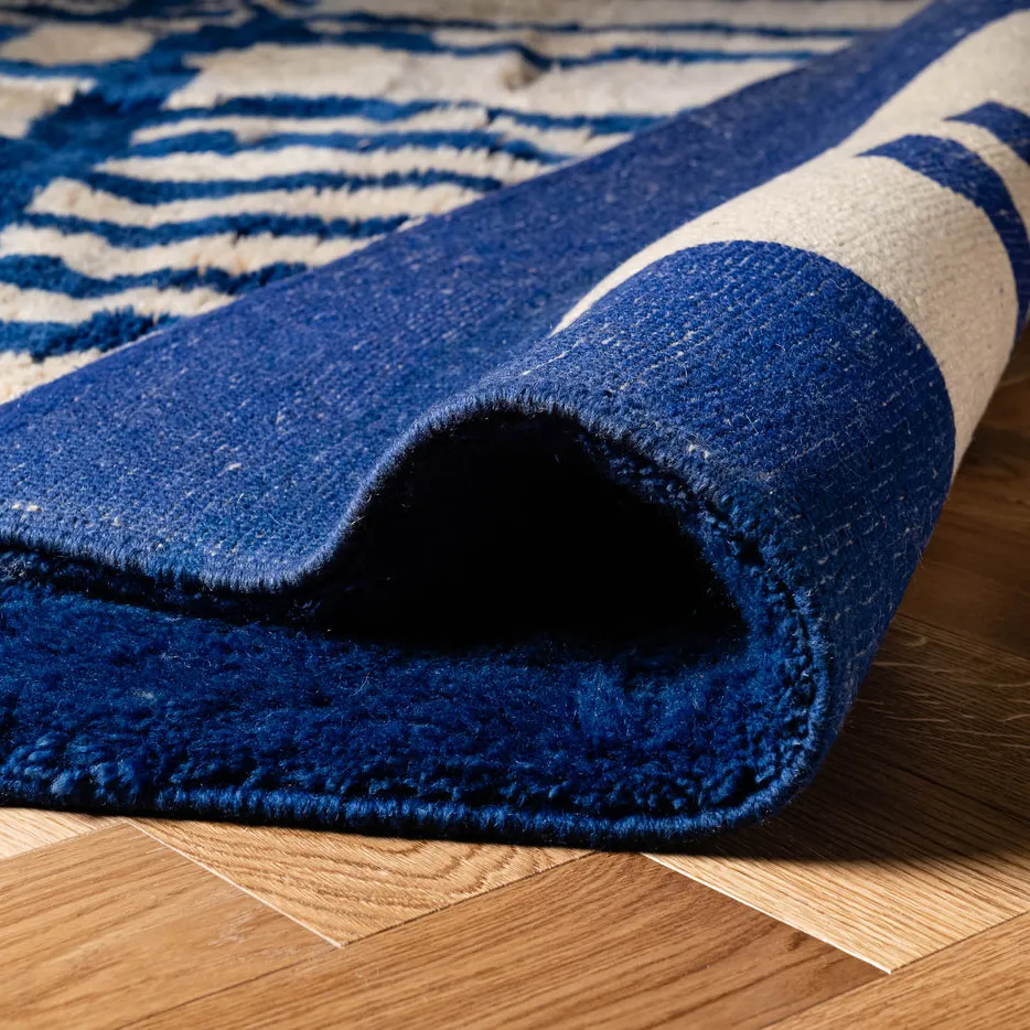 Tapis Mrirt Tinejdad beige, vue 5 sur 7
