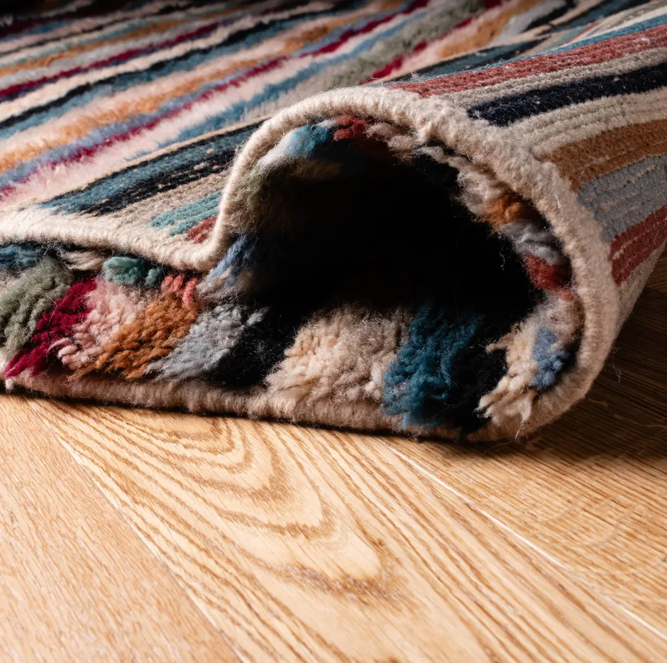 Tapis Mrirt Udad à lignes, vue 5 sur 7