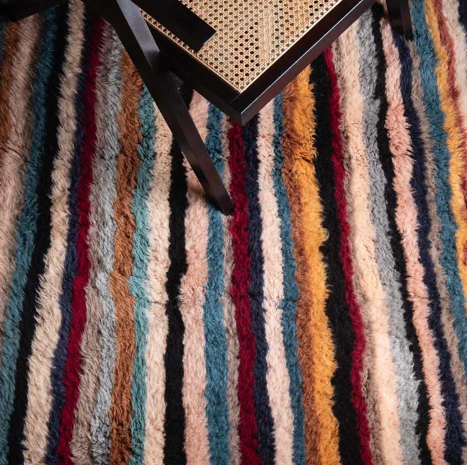 Tapis Mrirt Udad à lignes, vue 7 sur 7