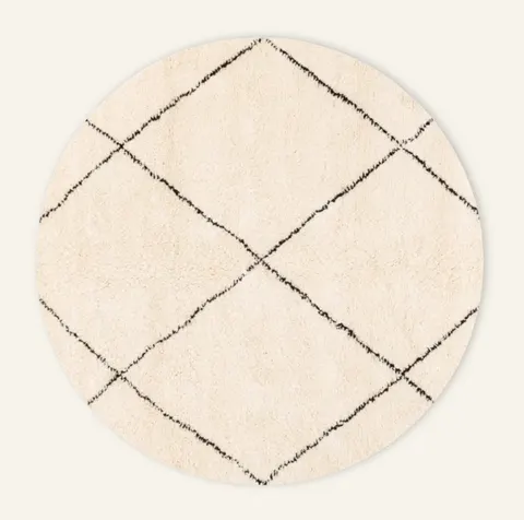 Tapis rond Beni Ouarain Dayet — tapis beni ouarain