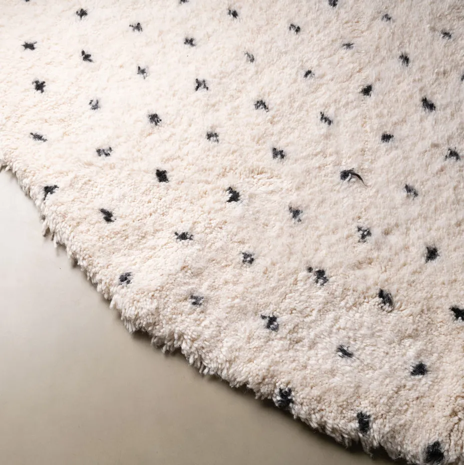 Tapis rond Beni Ouarain Taroudant, vue 5 sur 7