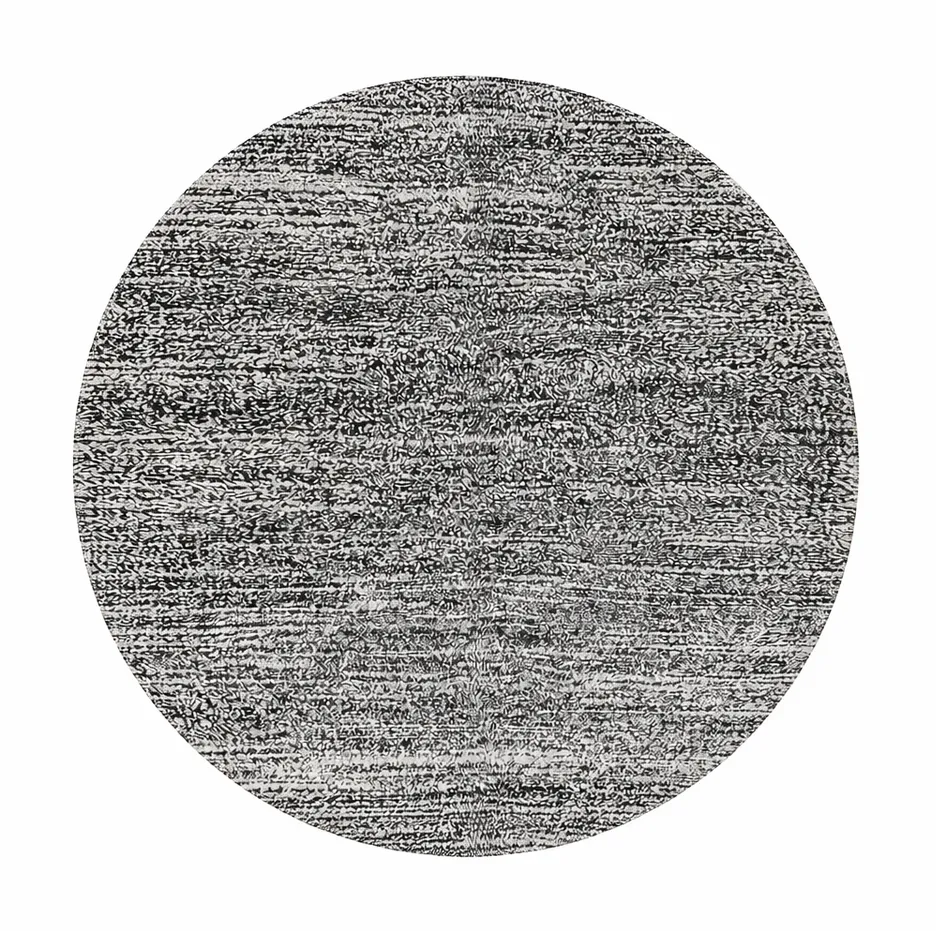 Tapis rond berbère Agadir — tapis berbères contemporains tissé à la main