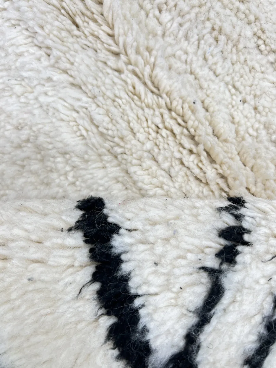 Tapis rond berbère Dayet à losanges, vue 3 sur 3