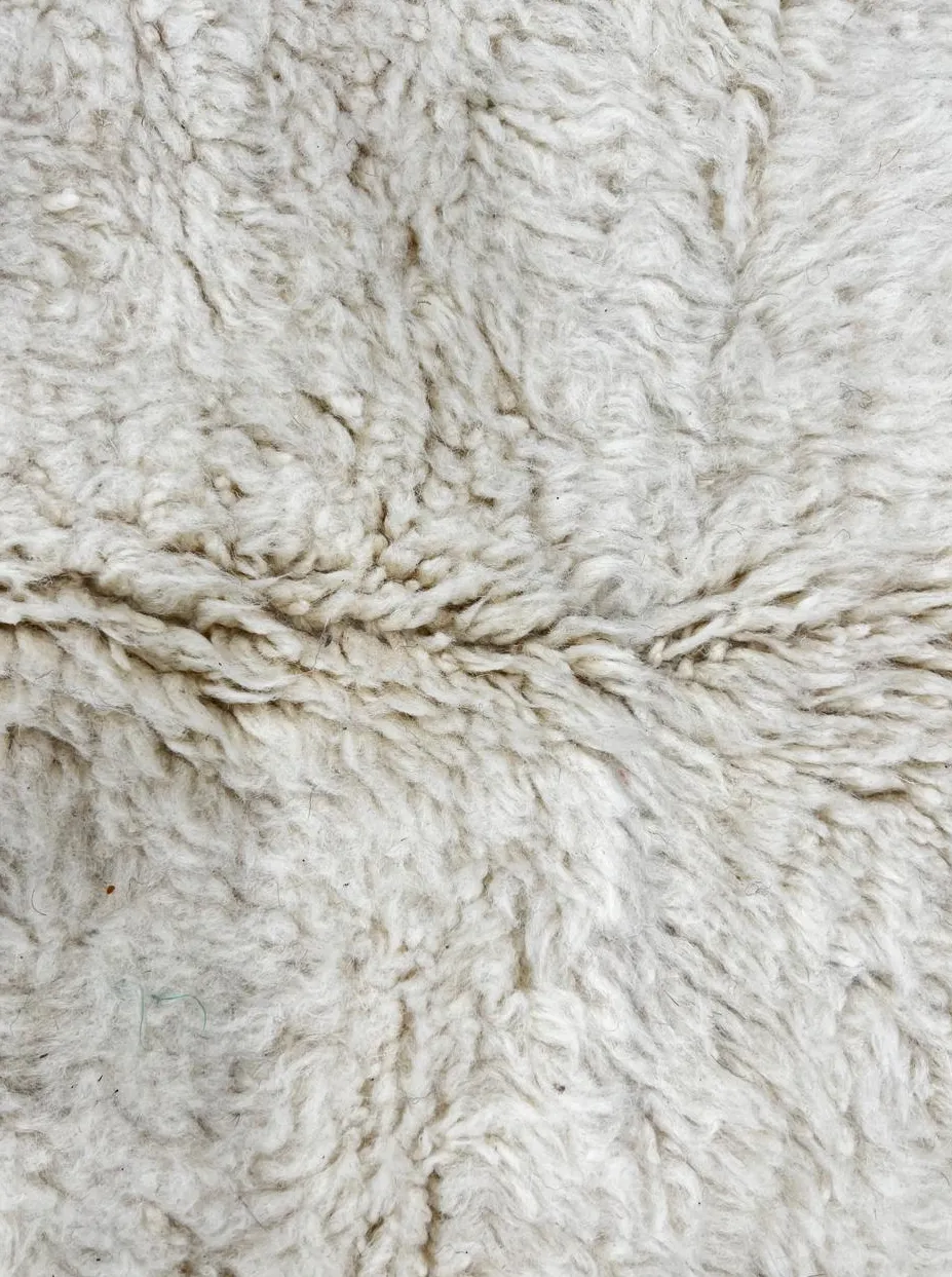 Tapis rond berbère Drâa au dessin abstrait, vue 4 sur 4
