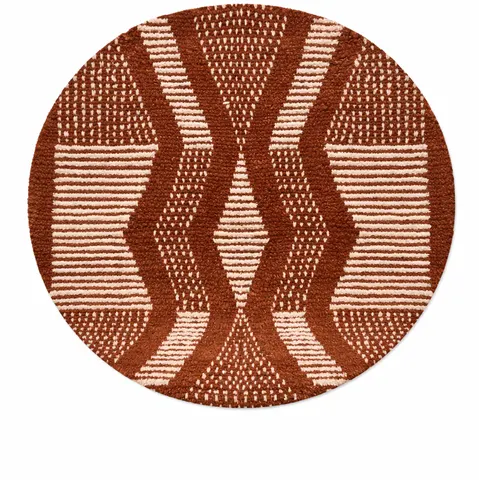 Tapis berbères marron Les Heures Fauves