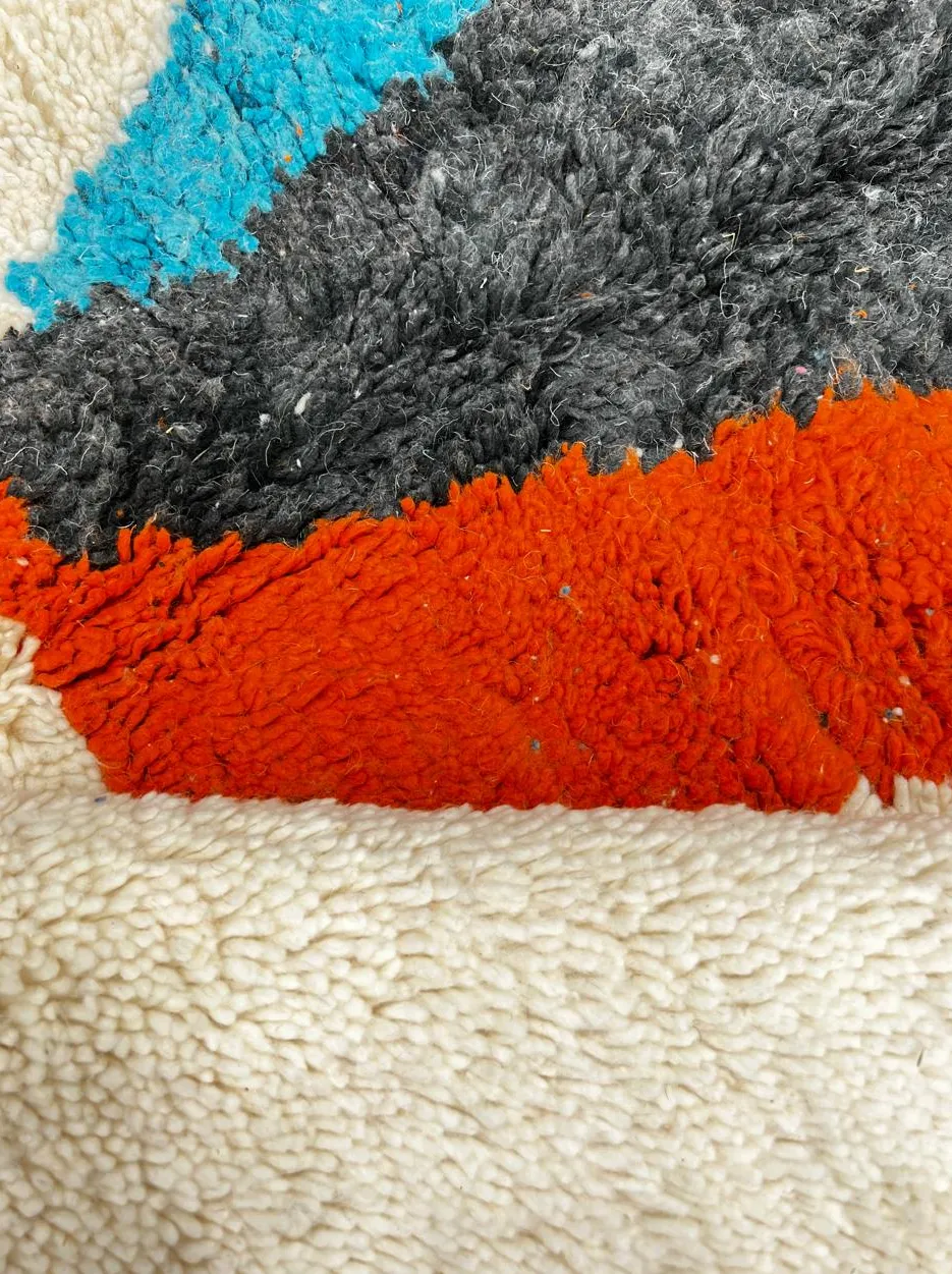 Tapis rond berbère Sebou, vue 3 sur 4