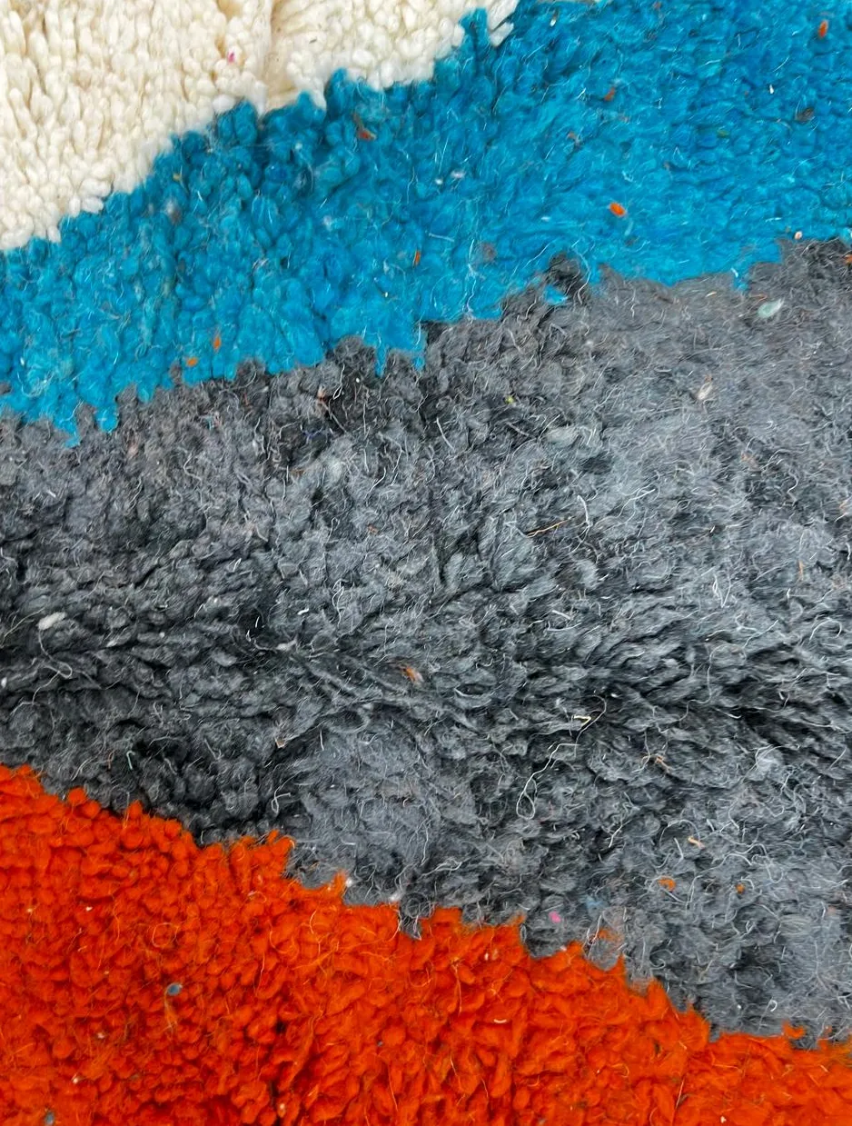 Tapis rond berbère Sebou, vue 4 sur 4