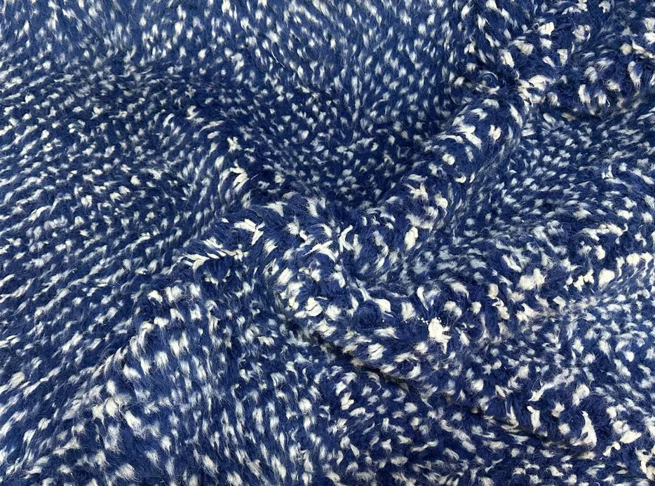 Tapis rond berbère Tala bleu, vue 3 sur 4