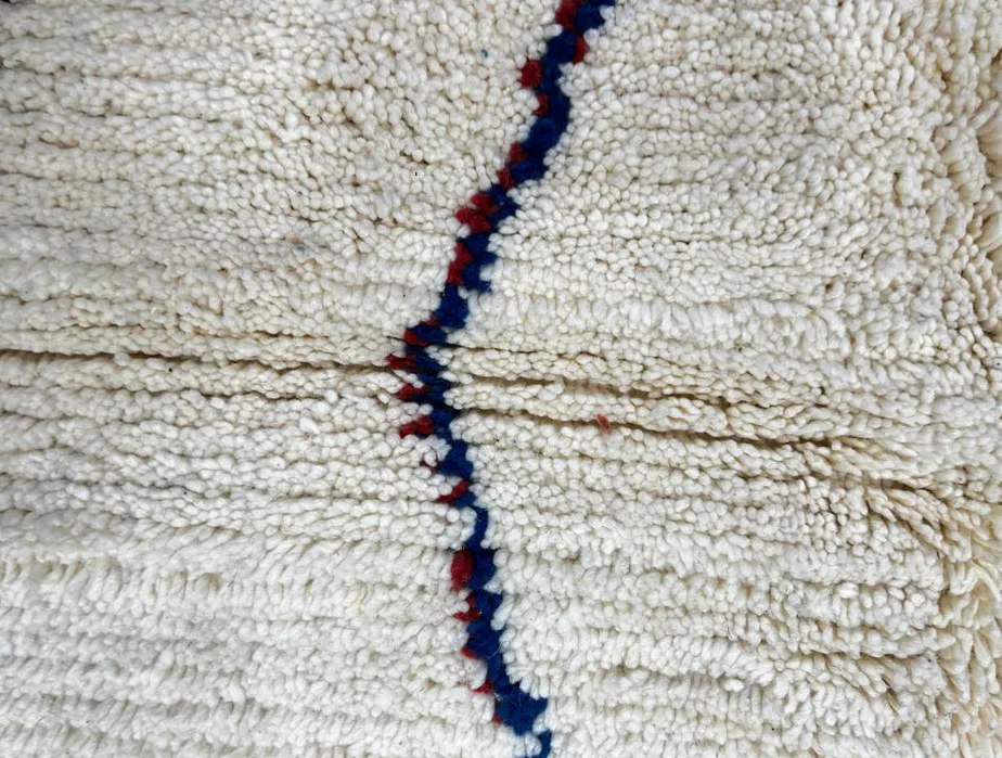 Tapis rond berbère Tanit au dessin abstrait, vue 4 sur 4