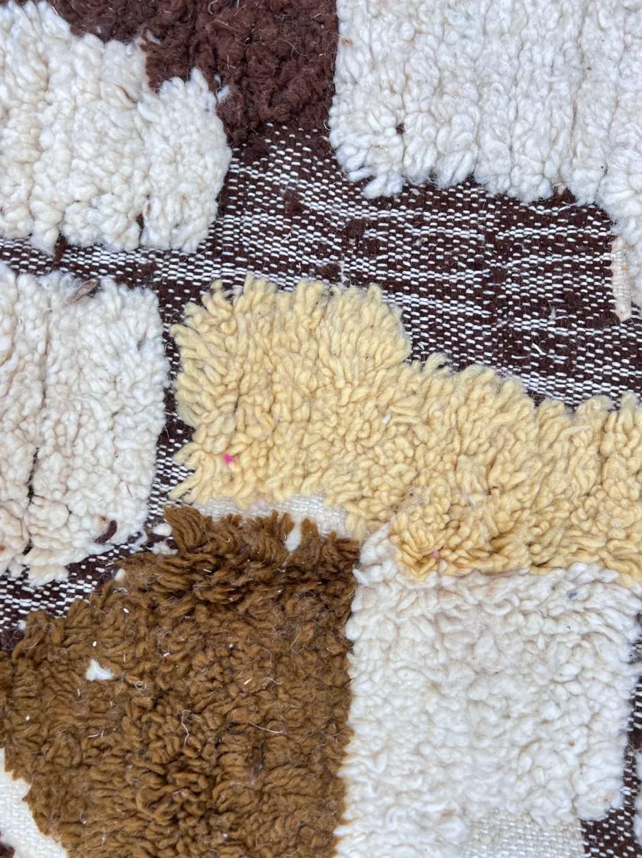 Tapis rond berbère Tinejdad, vue 4 sur 4