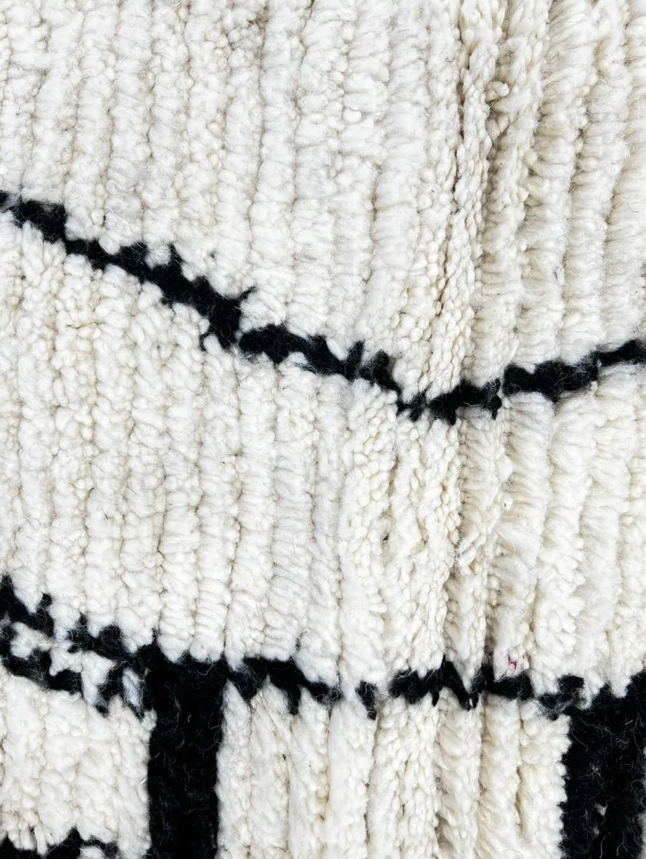 Tapis rond berbère Tinhinan aux motifs berbères, vue 4 sur 4