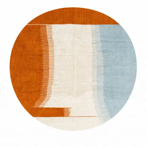Tapis rond berbère Titrit — tapis berbères contemporains