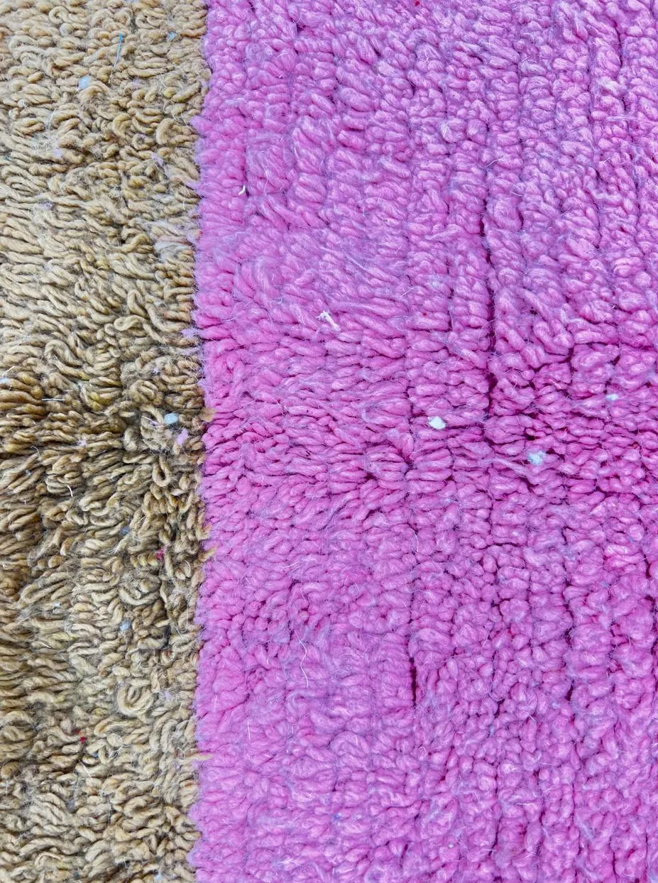 Tapis rond berbère Todra au dessin abstrait, vue 4 sur 4