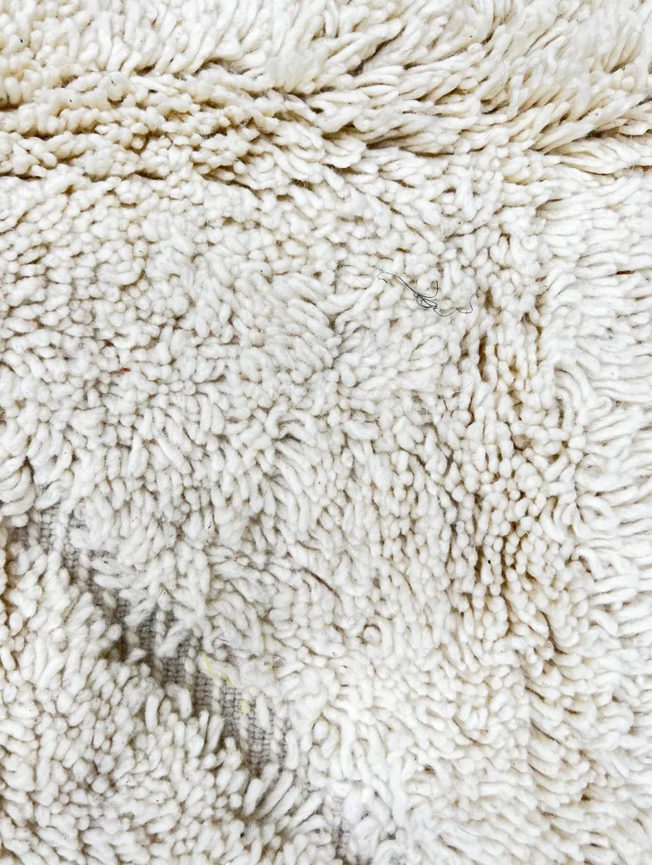 Tapis rond berbère Winaruz à losanges, vue 4 sur 4