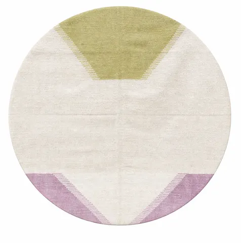 Tapis rond kilim Dihya — tapis kilim