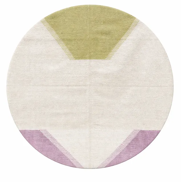 Tapis rond kilim Dihya — tapis kilim