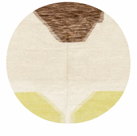 Tapis rond kilim Tudert — tapis kilim