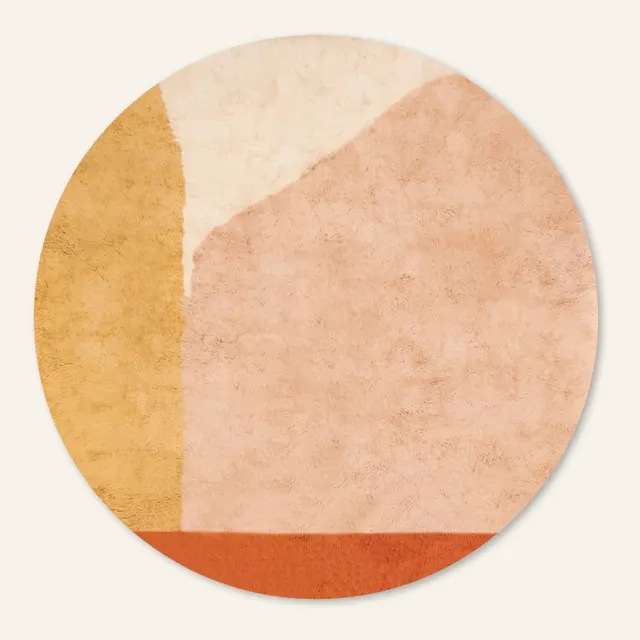 Tapis rond Mrirt Afennourir — tapis mrirt