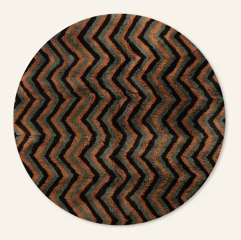Tapis rond Mrirt Tazaghart — tapis mrirt