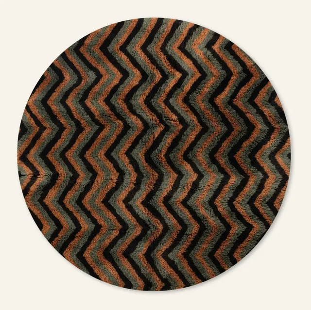 Tapis rond Mrirt Tazaghart — tapis mrirt