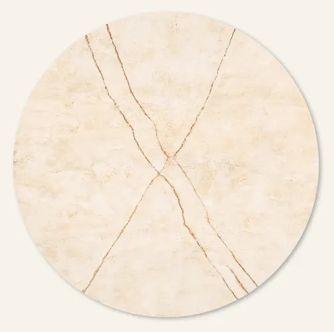 Tapis rond Mrirt Tifounassine — tapis mrirt